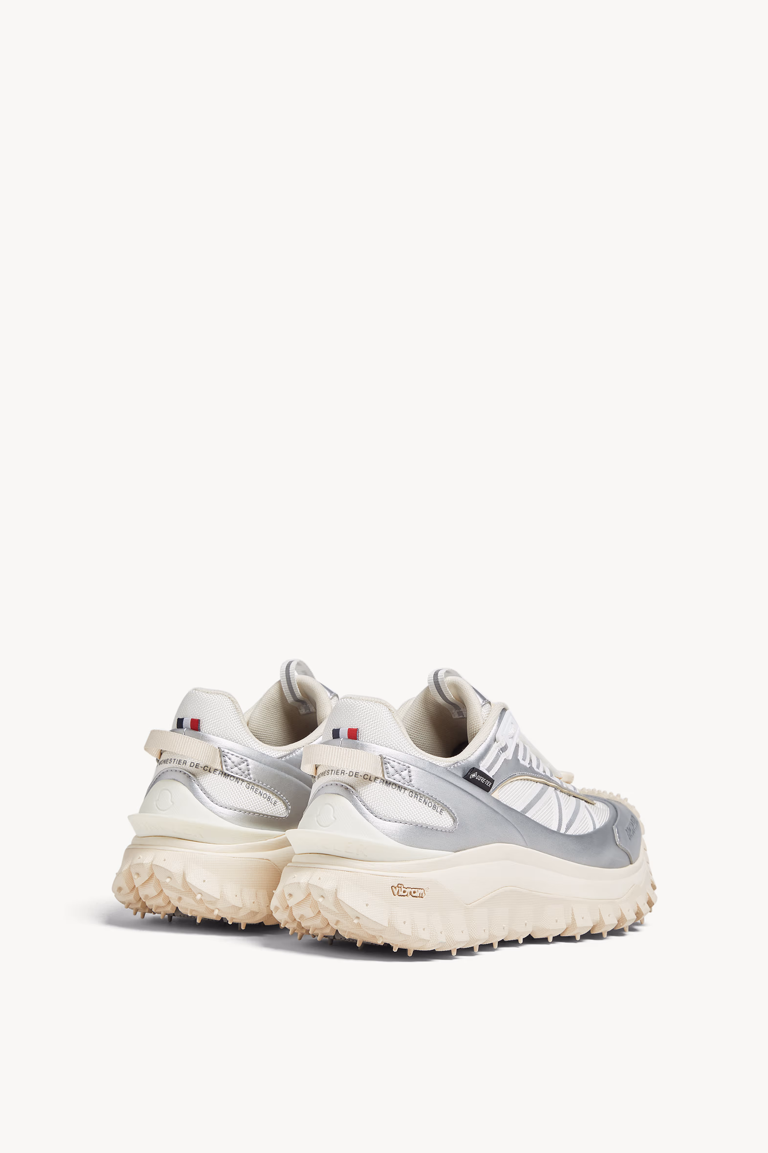 Trailgrip GTX Leather Sneakers Women Silver Moncler 5